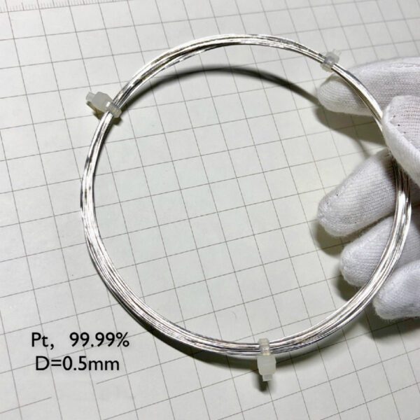 0.5mm Platinum Wire 99.99% Pure Pt Wire for Flame Test Research Experiments