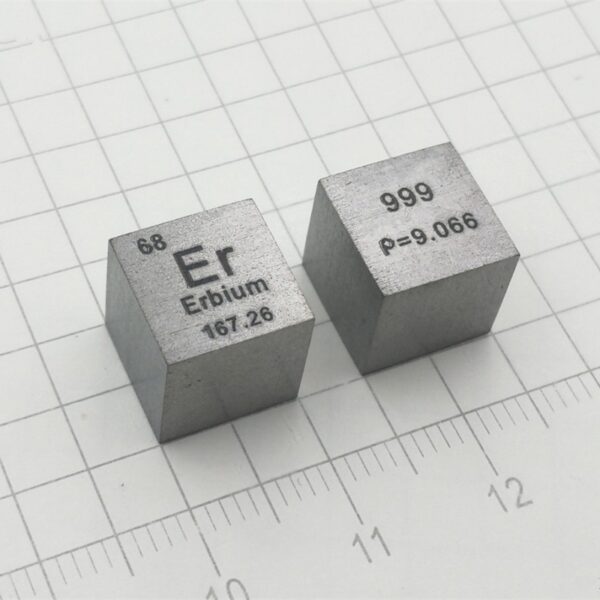 10mm Erbium Cube 99.9% Pure Density Er Metal - Image 3