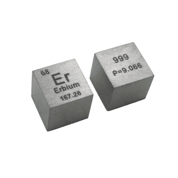 10mm Erbium Cube 99.9% Pure Density Er Metal