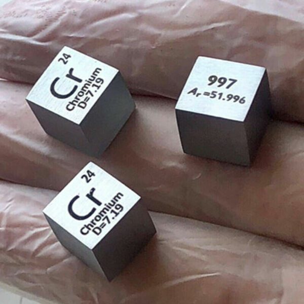 1cm Chromium Cube 99.7% Pure Cr Metal