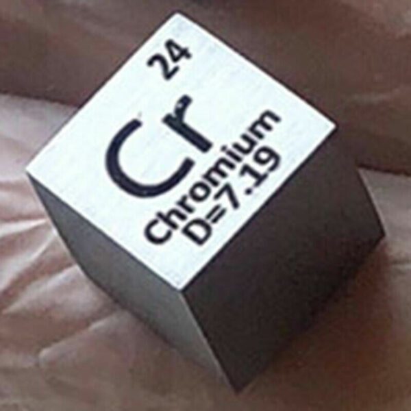 1cm Chromium Cube 99.7% Pure Cr Metal - Image 2