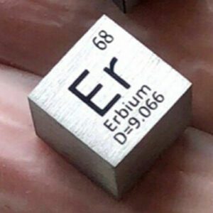 Erbium Metal Cube 10mm 99.9% High Purity