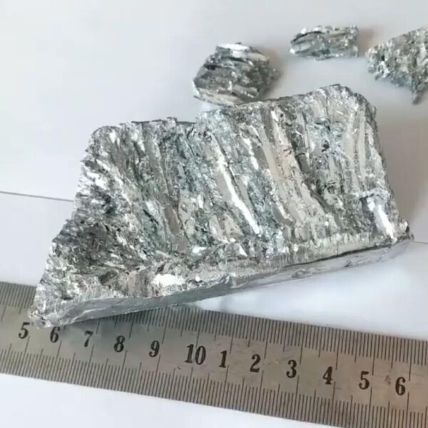 Zinc lumps 99.995% Zn metal blocks - Image 2