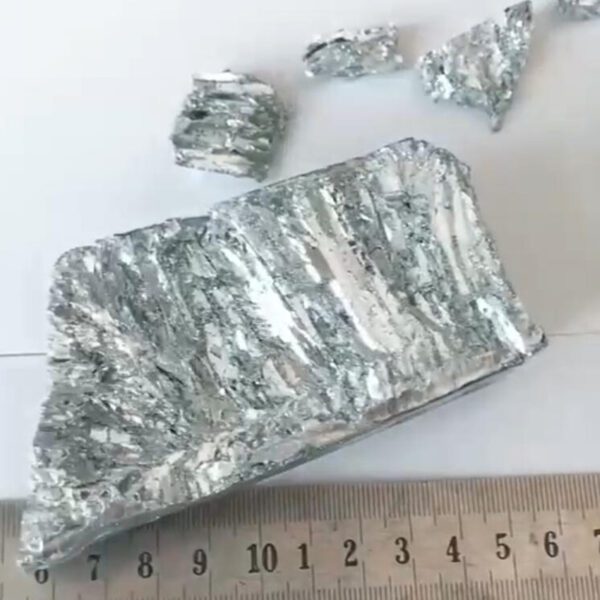 Zinc lumps 99.995% Zn metal blocks - Image 3