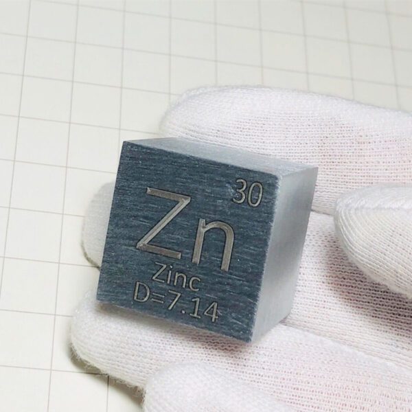 1 Inch Cube of Zinc 99.99% Pure Zn - Image 6