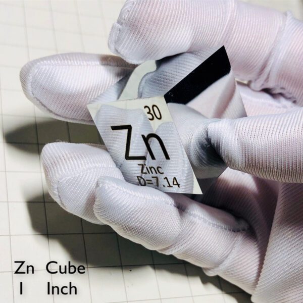 1 inch zinc cube mirror polished - Image 3