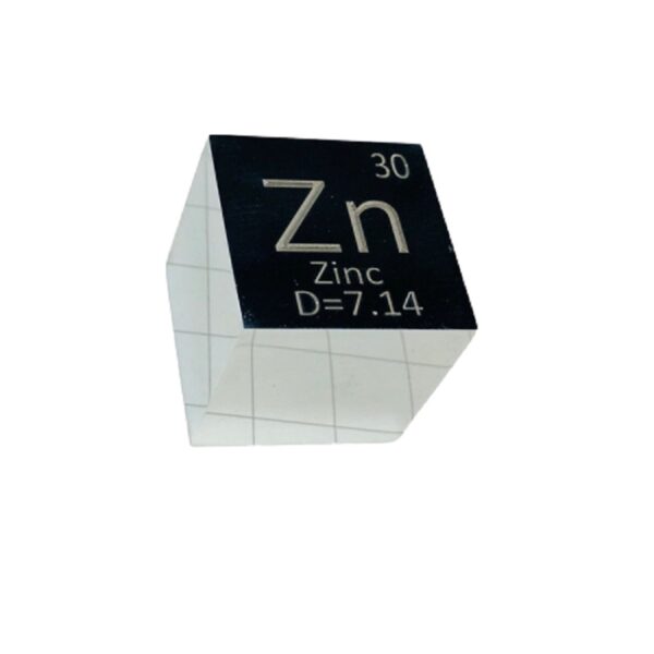 1 inch zinc cube mirror polished