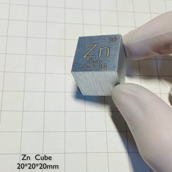 2cm Zinc Element Cube 99.99% Pure Zn - Image 4