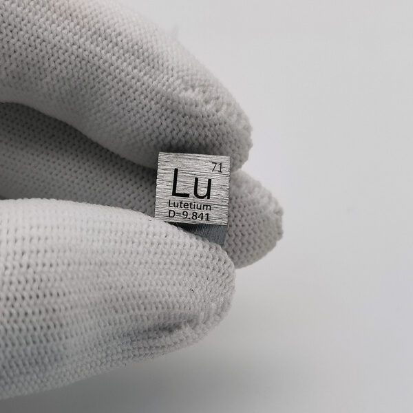 10mm Element Cube of Lutetium - Image 2