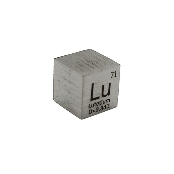 10mm Element Cube of Lutetium