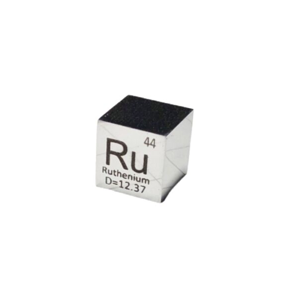 10mm Element Cube of Ruthenium