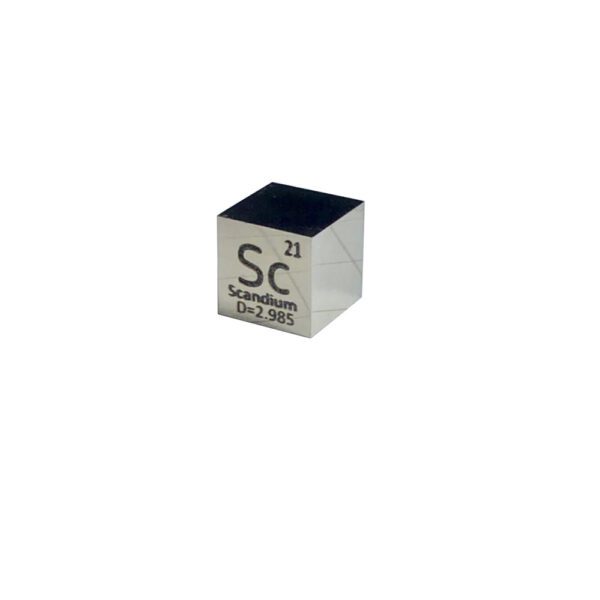 10mm Mirror Scandium Sc Metal Cube