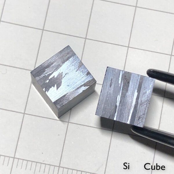 Metallographic monocrystalline silicon cube 10mm 99.9999% pure si - Image 2