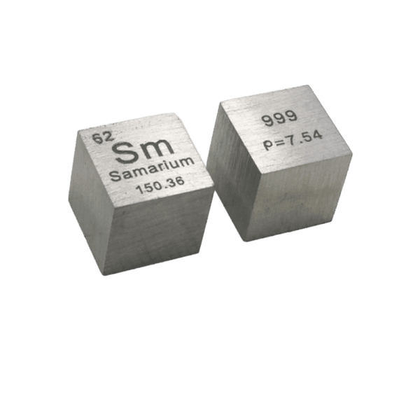 Samarium element cube 10mm 99.9% pure Sm