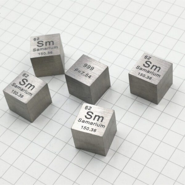 Samarium element cube 10mm 99.9% pure Sm - Image 5