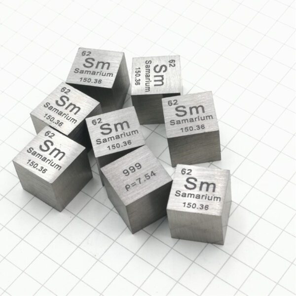 Samarium element cube 10mm 99.9% pure Sm - Image 6