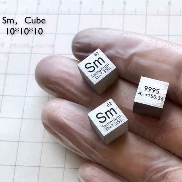 10mm Element Cube of Samarium - Image 3