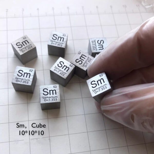 10mm Element Cube of Samarium - Image 4