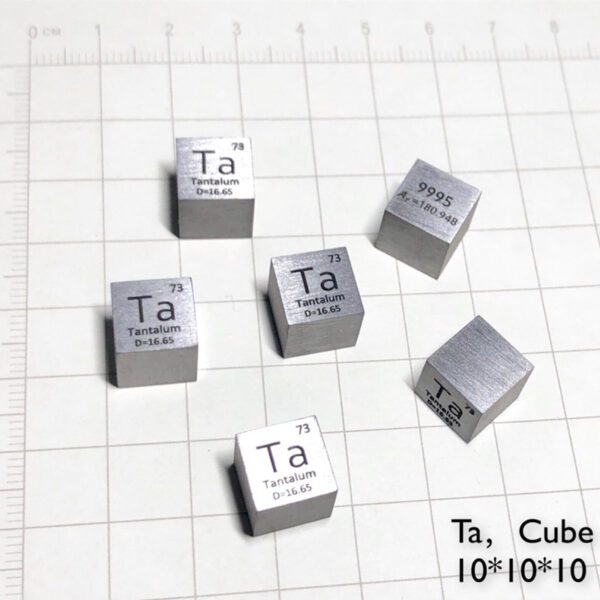 10mm Element Cube of Tantalum - Image 2