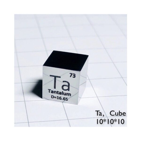 Mirror tantalum ta cube metal block 99.95%