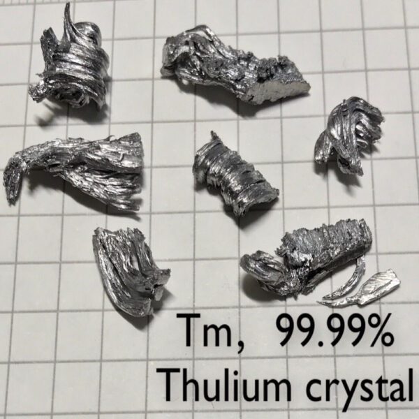 Thulium crystal sample 99.99% pure distilled Tm - Image 2