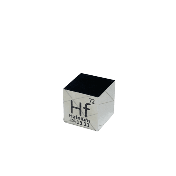 Hafnium cube 10mm mirror polished