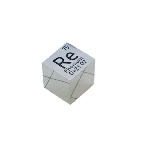 10mm Element Cube of Rhenium