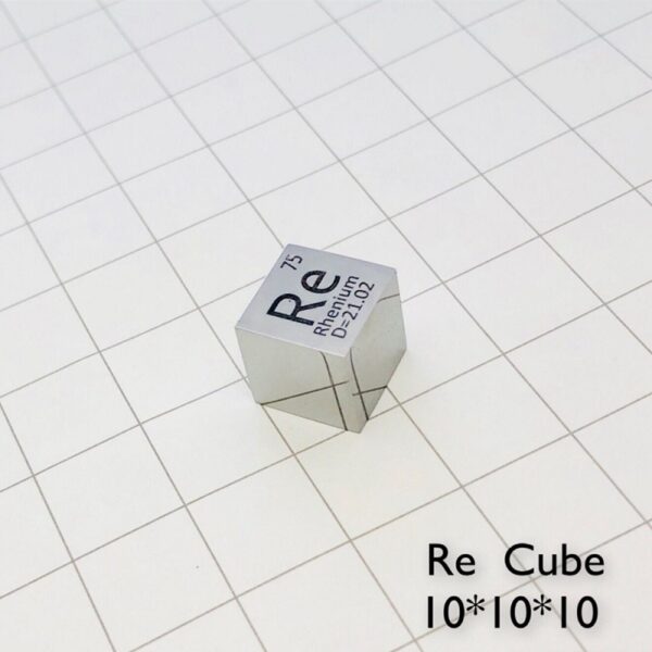 10mm Element Cube of Rhenium - Image 4