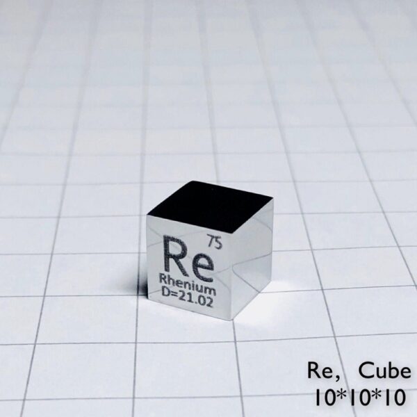 10mm Element Cube of Rhenium - Image 5