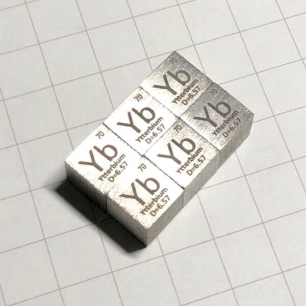 10mm Element Cube of Ytterbium - Image 3