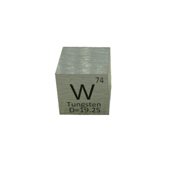 0.39'' Tungsten Element Cube 99.95% Pure W