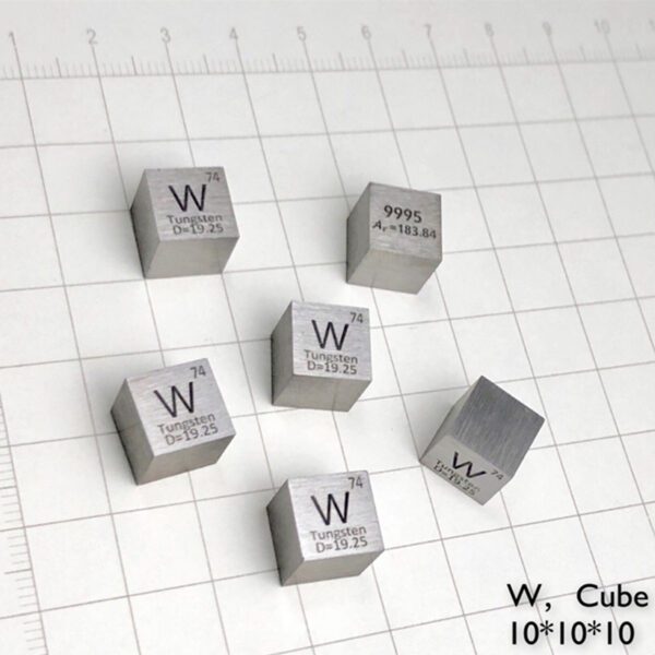 0.39'' Tungsten Element Cube 99.95% Pure W - Image 2