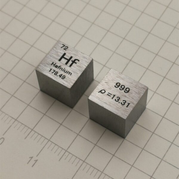 10mm Hafnium Metal Cube 99.9% Pure Hf Element for Collection Hobbies Desk Display - Image 2