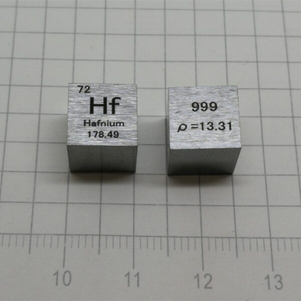 10mm Hafnium Metal Cube 99.9% Pure Hf Element for Collection Hobbies Desk Display - Image 3