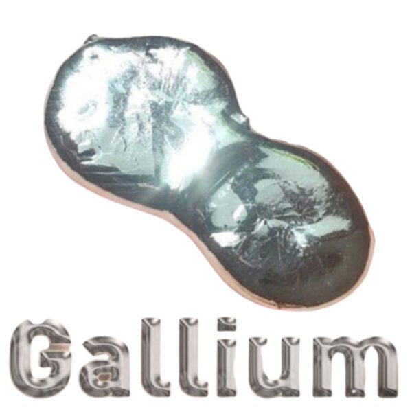 Gallium metal 99.99% high purity low melting point liquid Ga