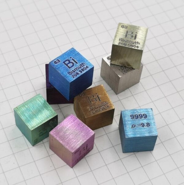 Colorful Color 10mm Element Periodic Phenotype Metal Bismuth Cubic High-purity Bi 99.99% - Image 4