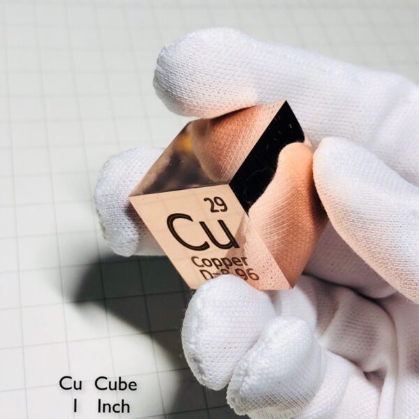 1-inch Mirror Copper Cubic Periodic Phenotype Cubic Cu 99.95% - Image 6