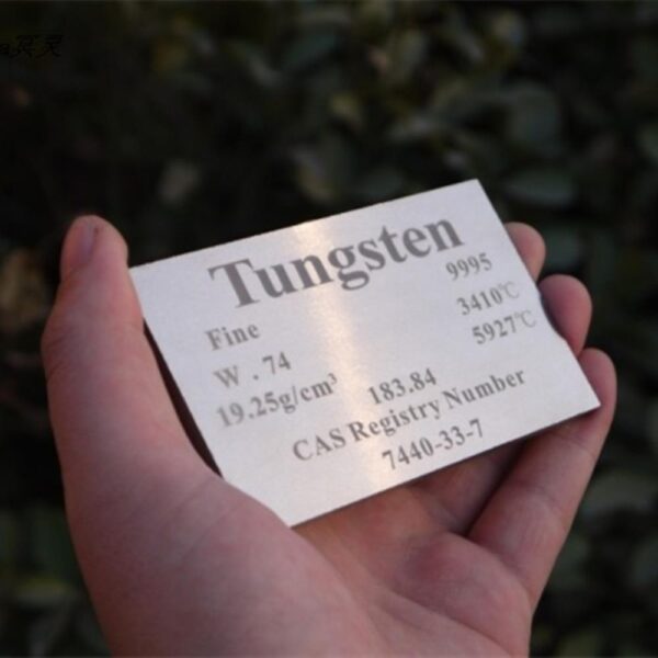 5 * 60 * 100m Metal Tungsten Plate Element Periodic Phenotype High-purity W 99.95% - Image 4