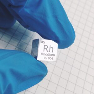 10mm Mirror Rhodium Cubic Element Periodic Phenotype High-purity Rh 99.95%