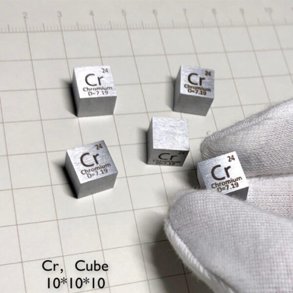 1cm Metal Chromium Cubic Element Periodic Phenotype High-purity Cr 99.7% - Image 2