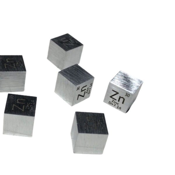 1cm Zinc Cube Element Periodic Phenotype Zn 99.99% - Image 2