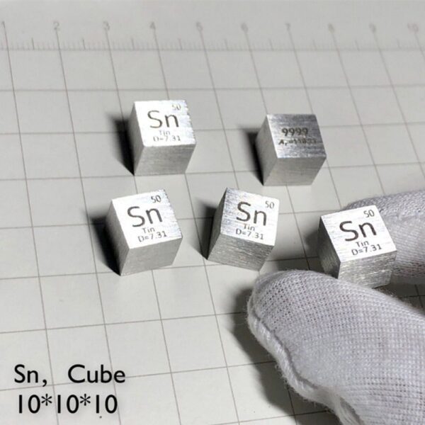 1cm Metal Tin Cubic Element Periodic Phenotype Sn 99.99% - Image 3