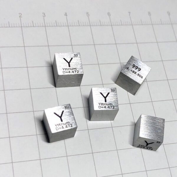 1cm Metal Yttrium Cubic Element Periodic Phenotype High-purity Y 99.9% - Image 2