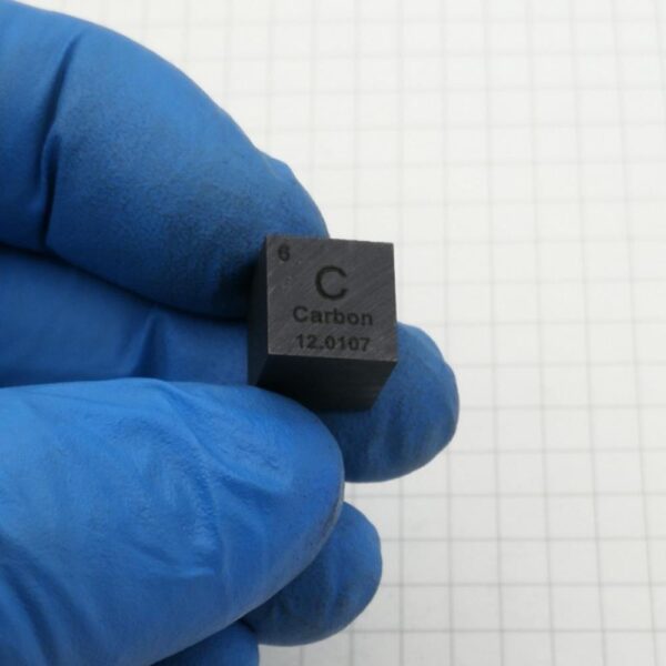 10mm Carbon Cubic High-purity Metal C ≥ 99.9% - Image 2