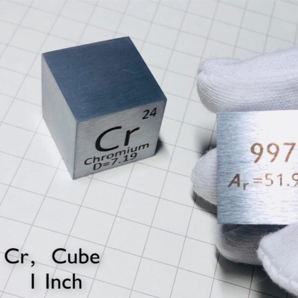 2.54cm Metal Chromium Cubic Element Periodic Phenotype High-purity Cr 99.7% - Image 4