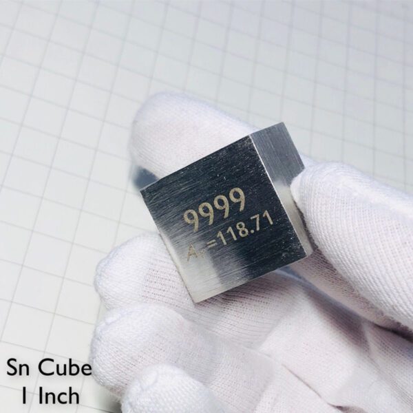 1-inch Metal Tin Cubic Element Periodic Phenotype Sn 99.99% - Image 2