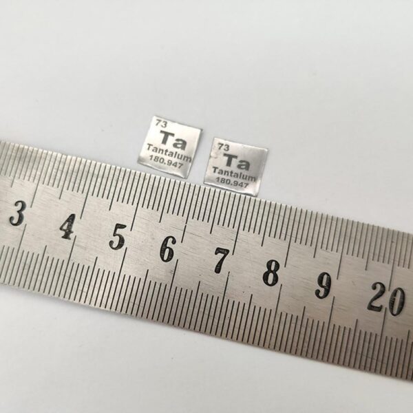 10 * 10 * 0.1mm Metal Tantalum Square Plate Engraved with High-purity Ta 99.9% - Image 2