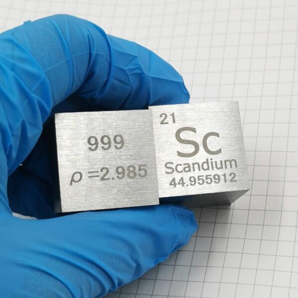 1-inch Metal Scandium Cubic Element Periodic Phenotype High-purity Sc 99.9%