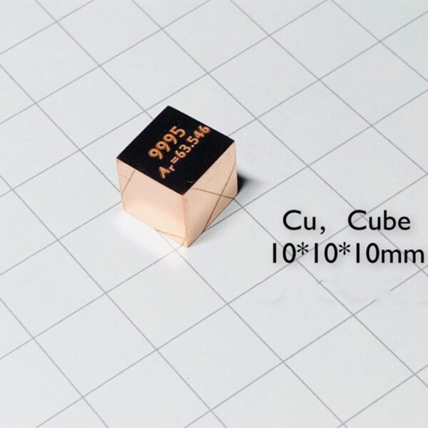 10mm Mirror Copper Cubic Periodic Phenotype Cubic Cu 99.95% - Image 3