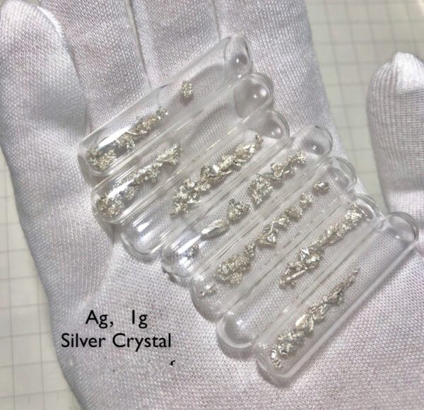 1g Glass Sealed Silver Crystal High-purity Ag 99.99% - Image 3